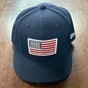 New Era Navy 59FIFTY Cap USA Flag United States 7 1/2